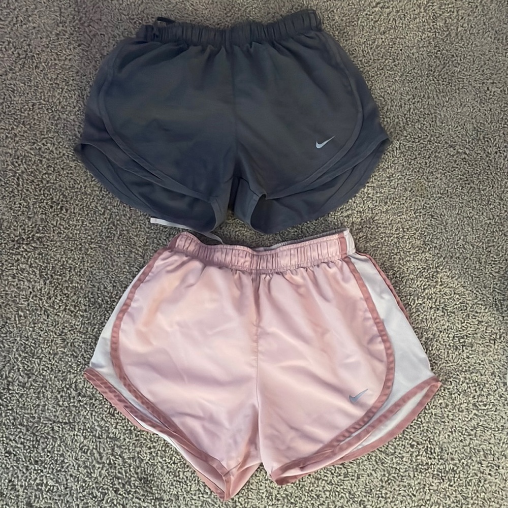 Grey and Pink Nike shorts